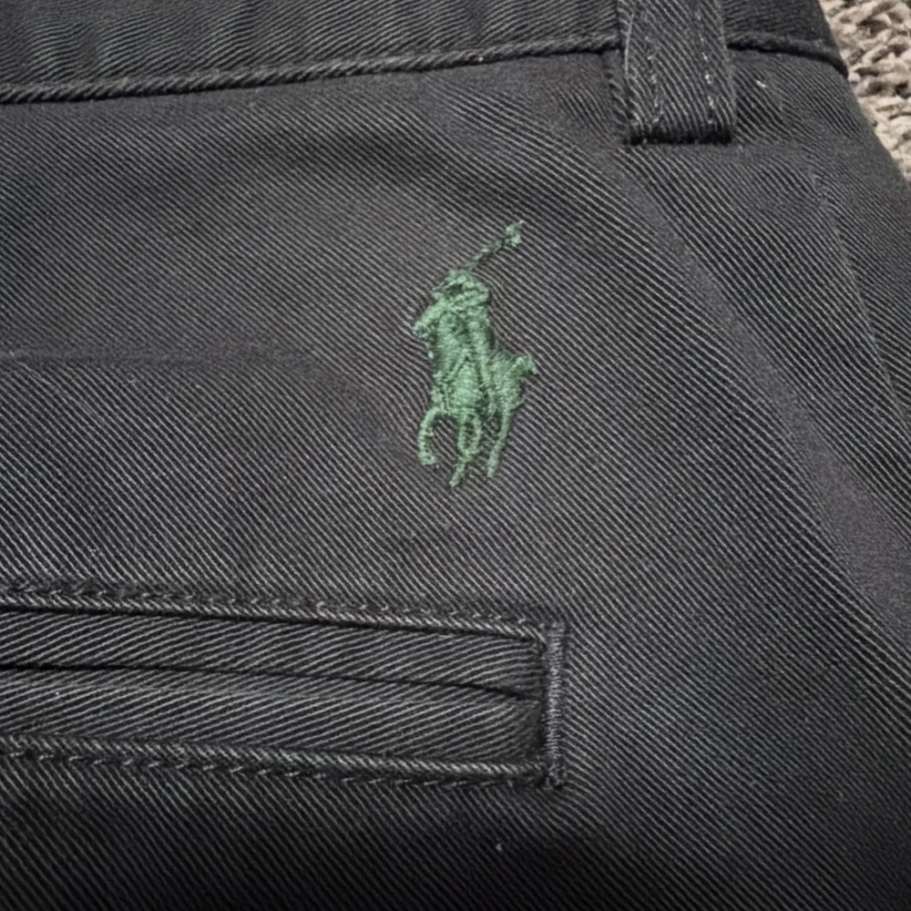Polo Ralph Lauren Pants Mens 35x27 Black Classic Chino Prospect Cotton Twill‎